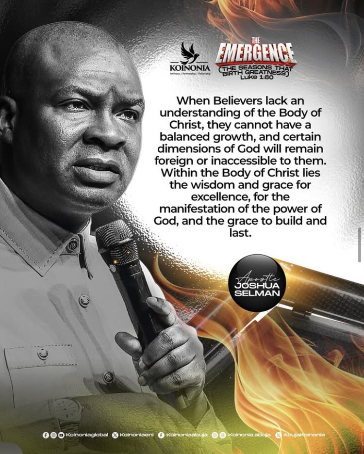 What happens when the Believer
                doesn't understand the Body of Christ?
